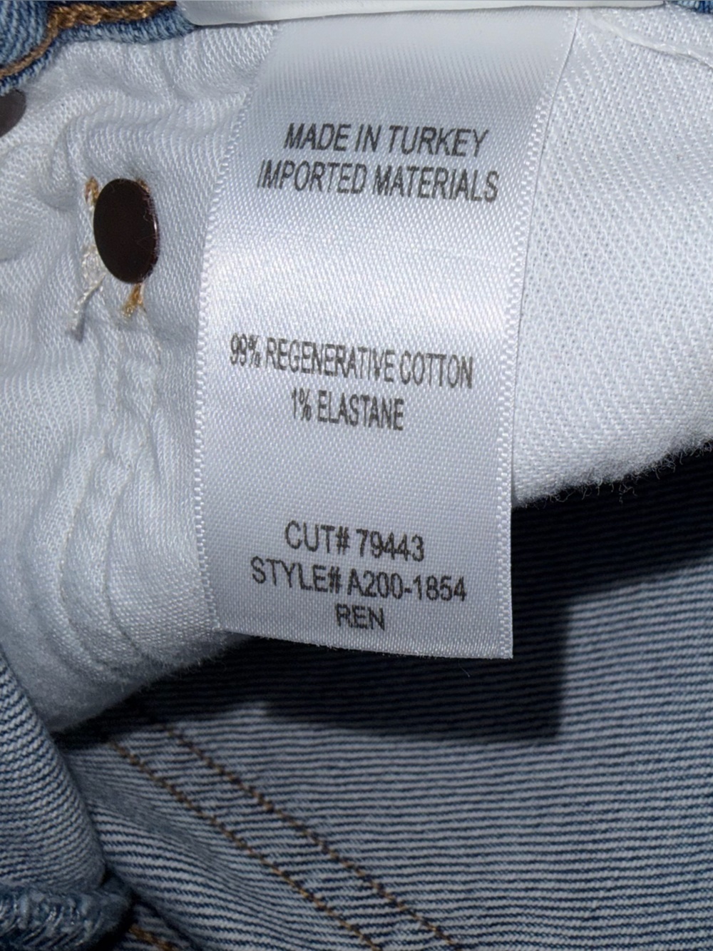 Agolde Womens Ren High Rise Wide Leg Medium Wash Blue Denim Jeans Size 26 - Picture 11 of 14
